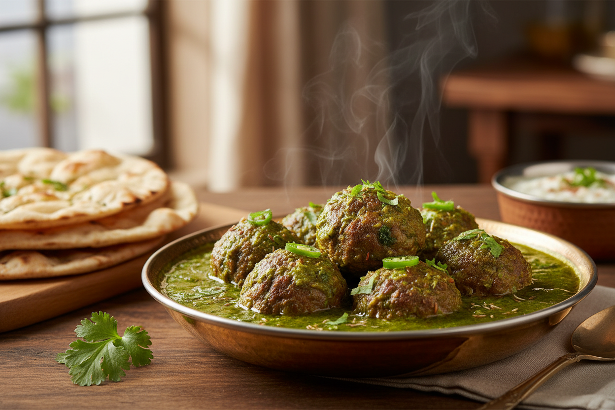 Beef Hara Masala Kofta