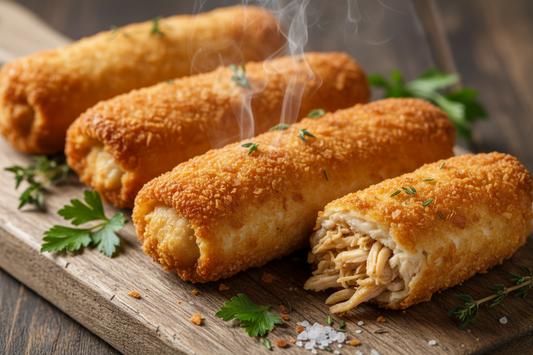 Chicken crispy Roll realistic 