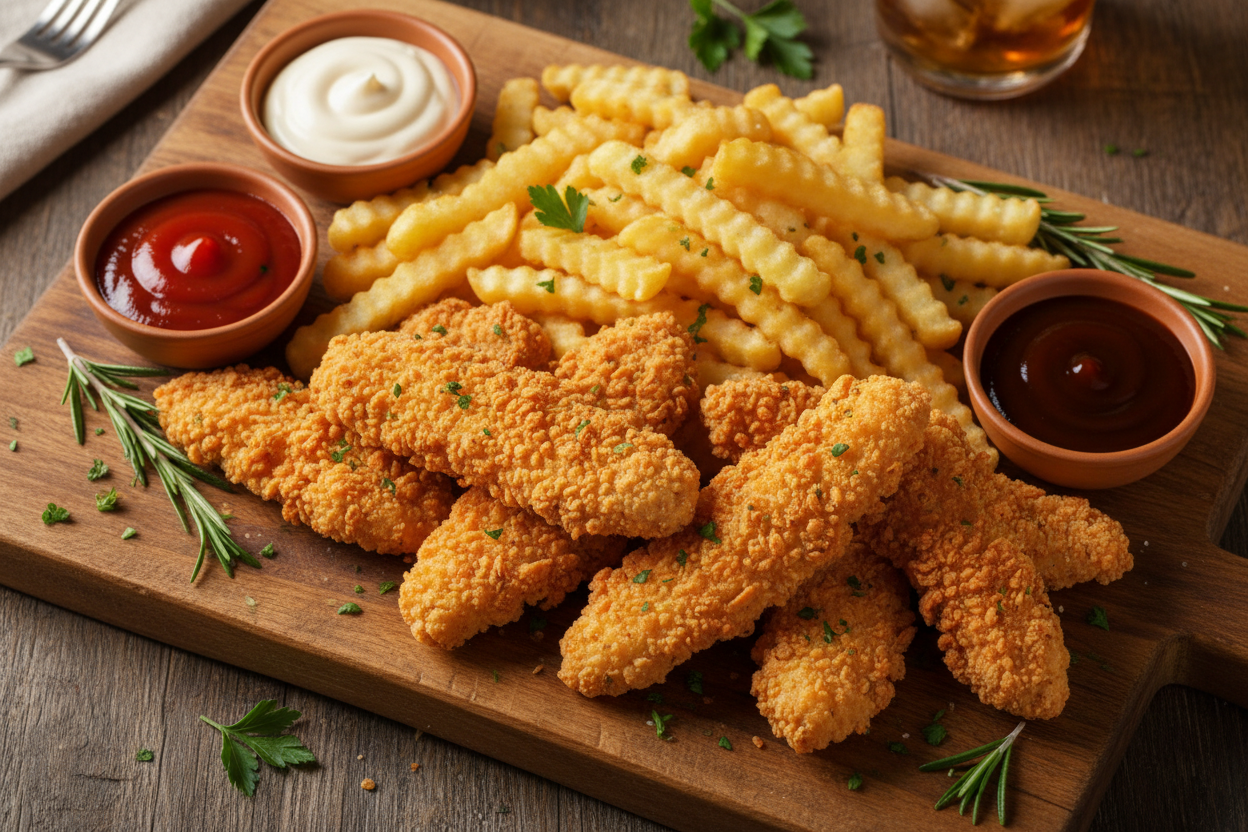 Chicken Finger Fries serving 